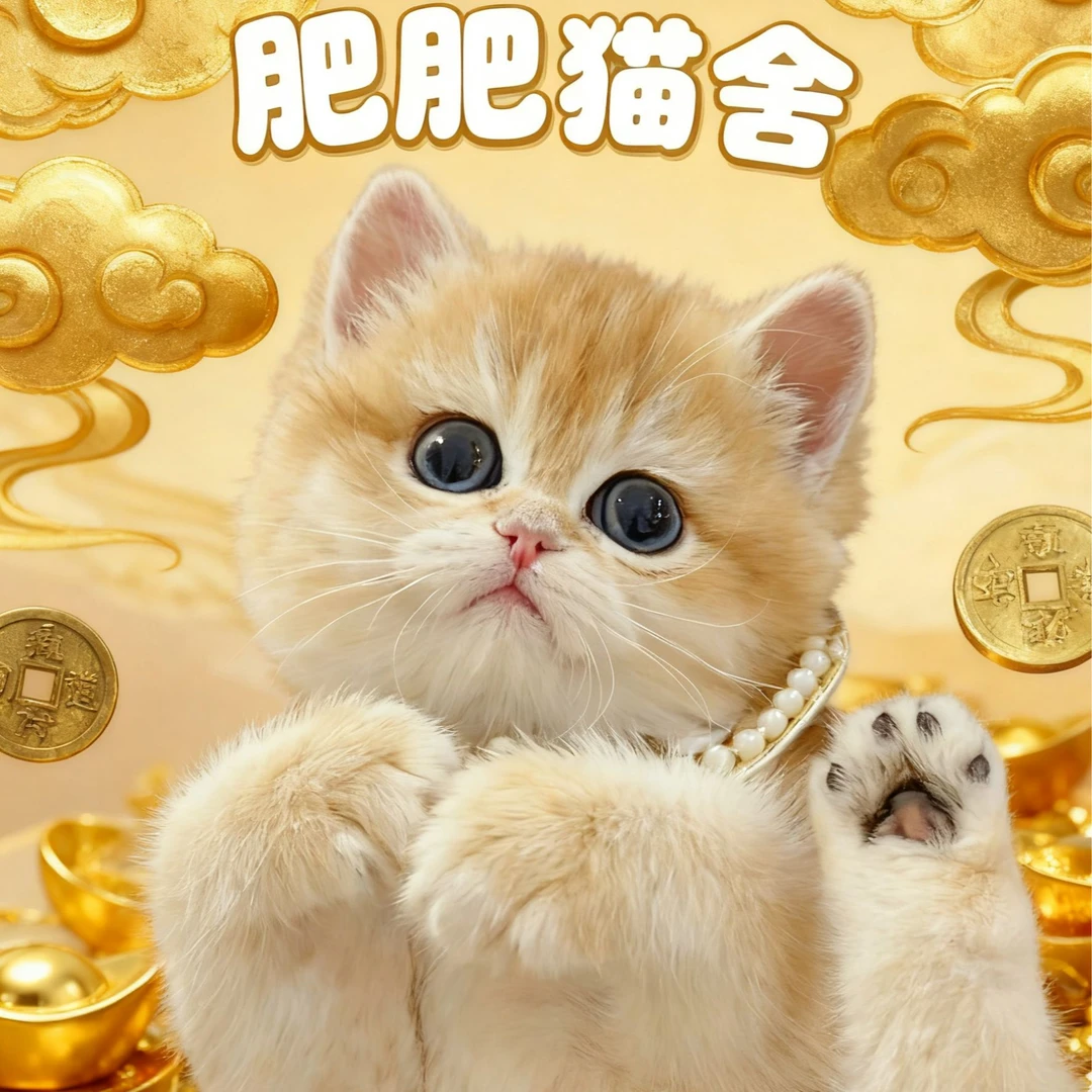 【肥肥猫舍】高端精品拿破仑曼基康金渐层蓝金紫金三花布偶缅因猫猫