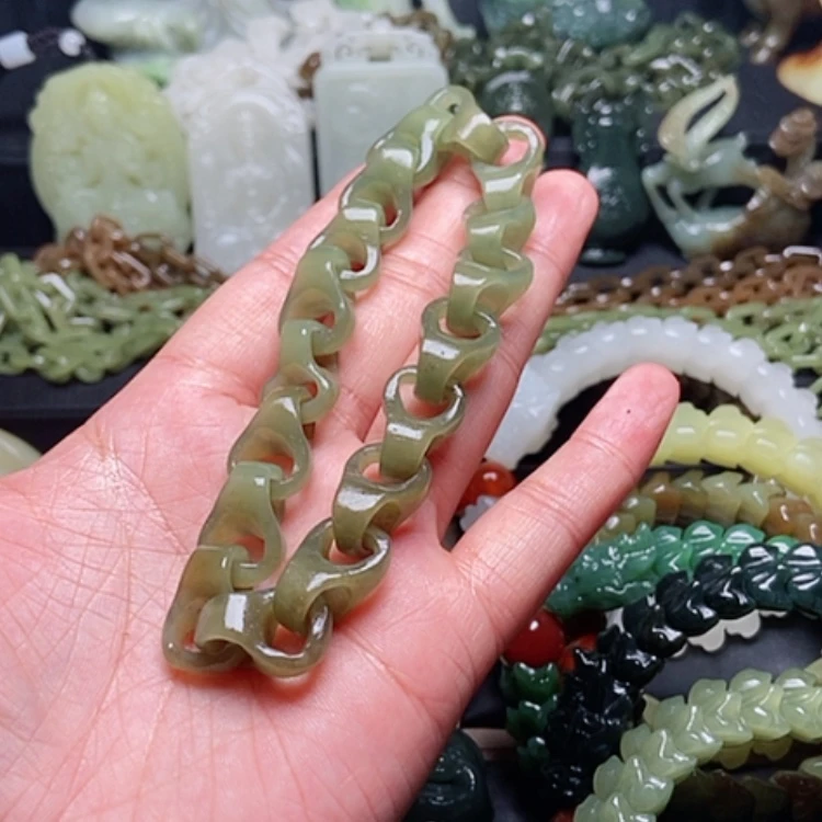 【闪购商品】和田玉未镶嵌颈饰小****1