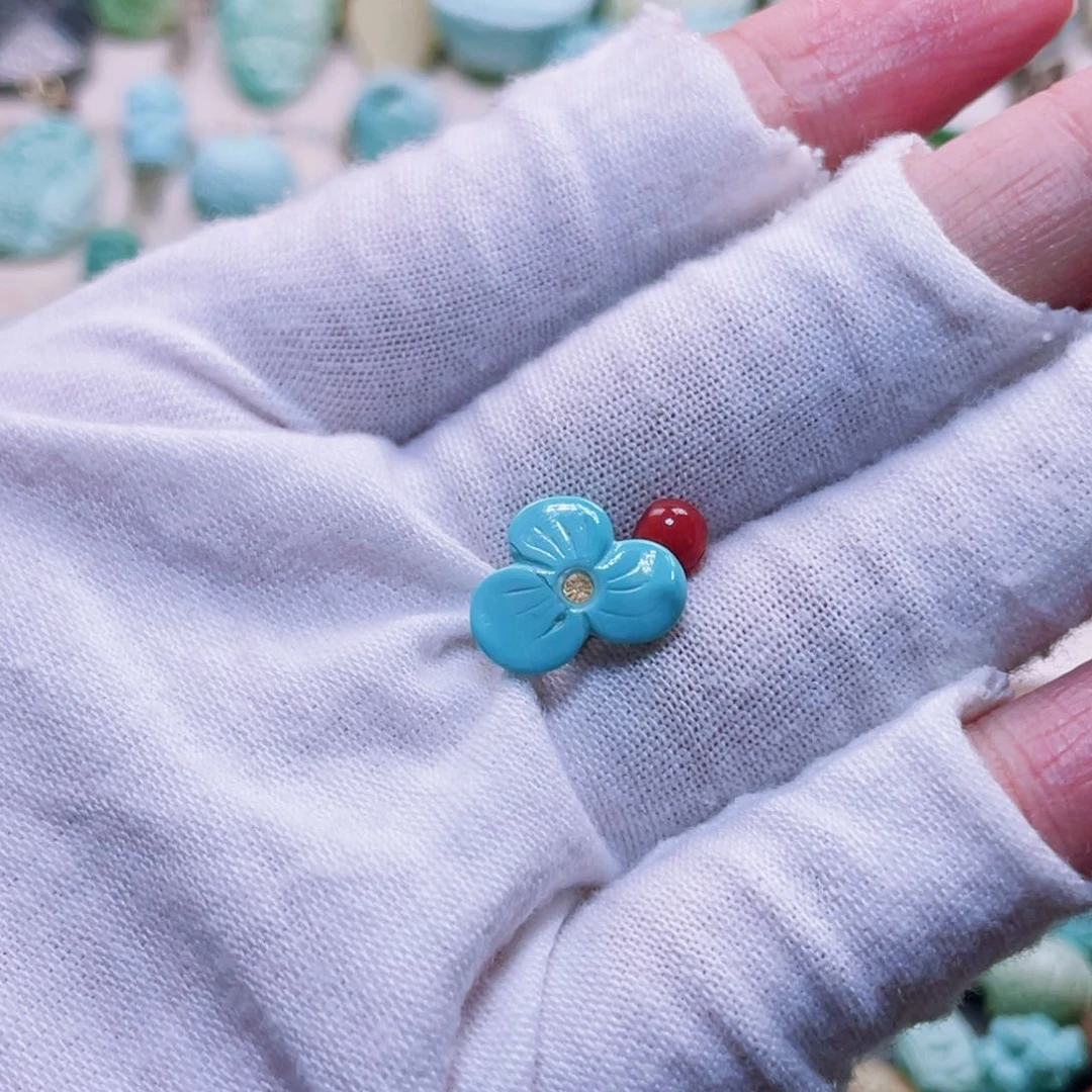 南红玛瑙配饰未镶嵌呆***晚