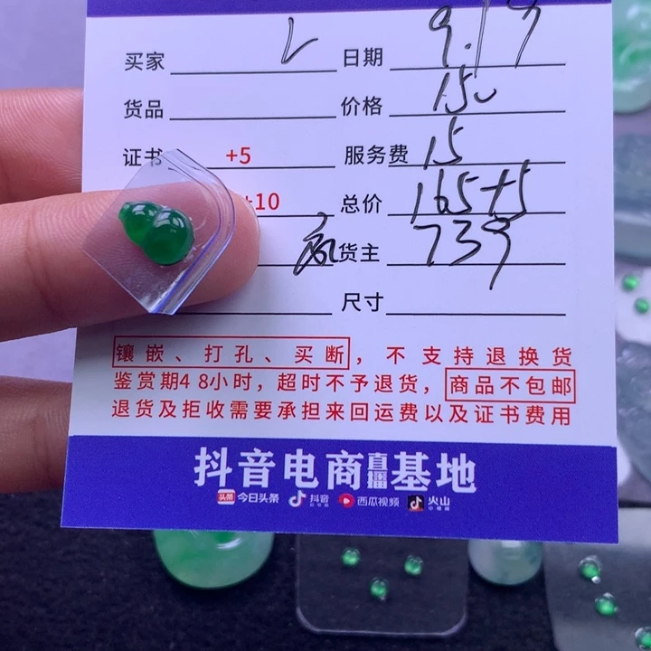 颈饰未镶嵌翡翠L****?