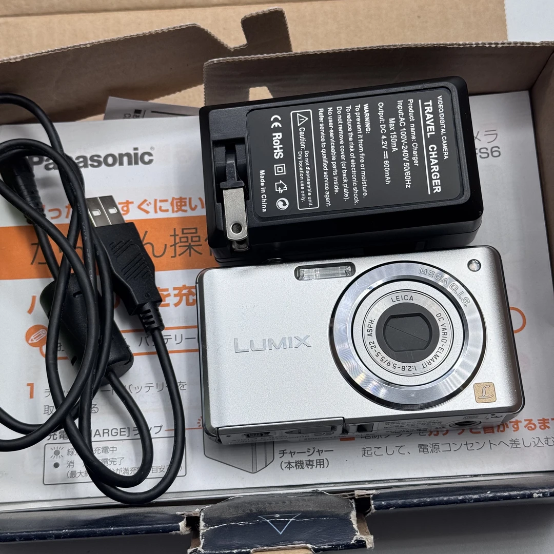 95新 Panasonic/松下 松下FS6 带原盒 徕卡镜头拍人拍景包配件