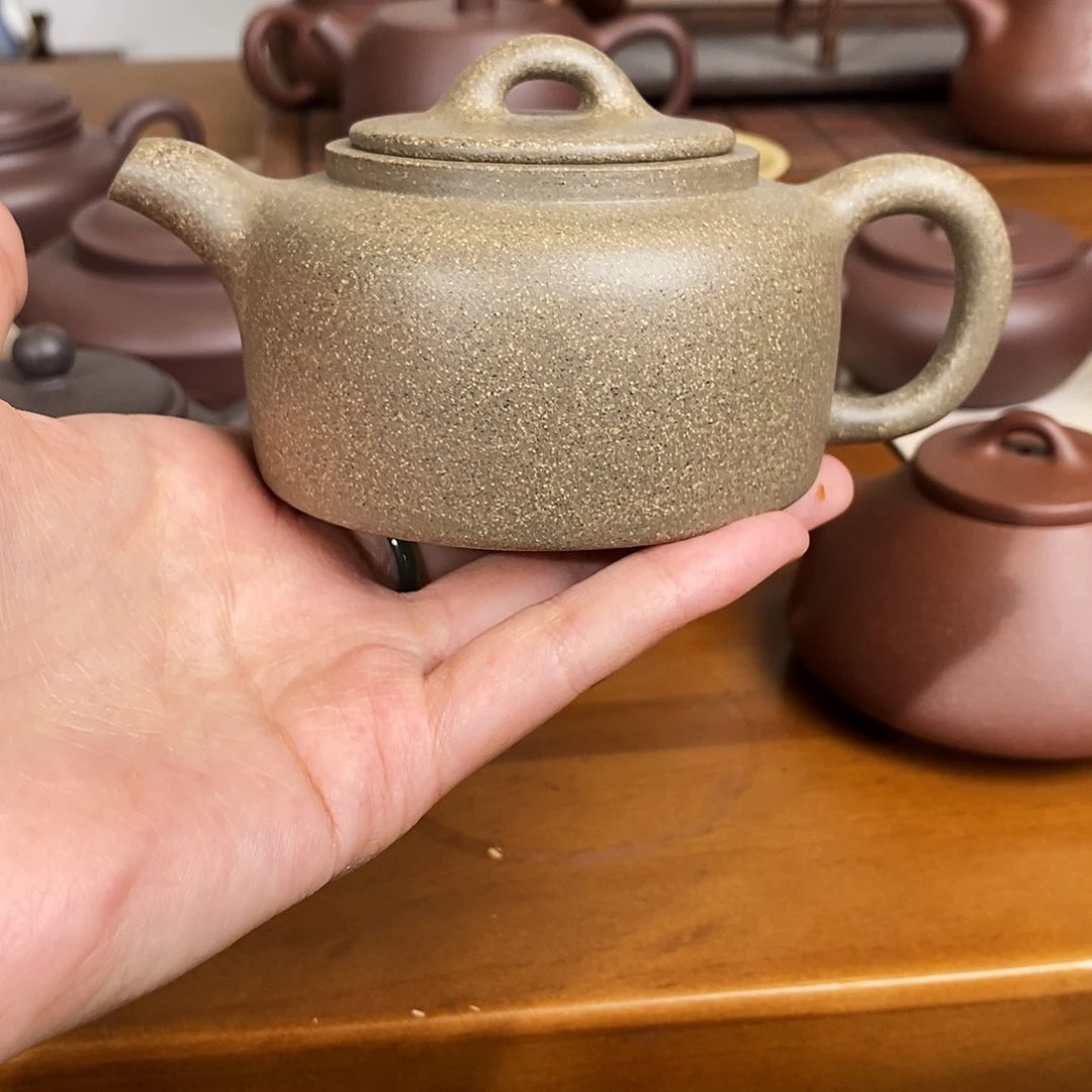 紫砂茶壶全手工仿古井栏壶