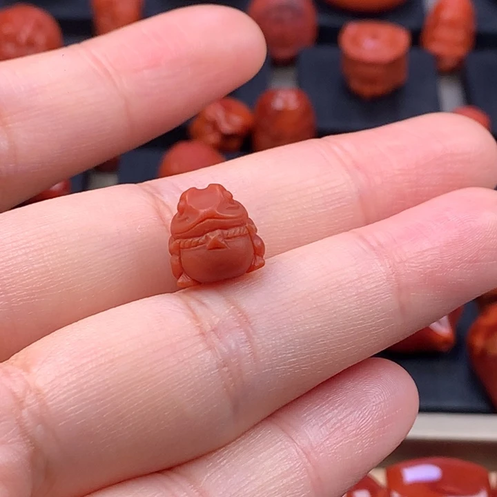 南红玛瑙未镶嵌呱呱来财10MM+