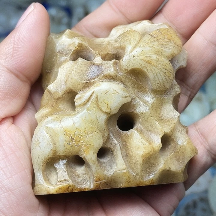 和田玉（白玉）未镶嵌珠宝奇石醉****浓