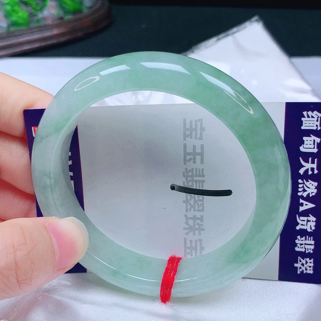 未镶嵌手镯翡翠55圈口