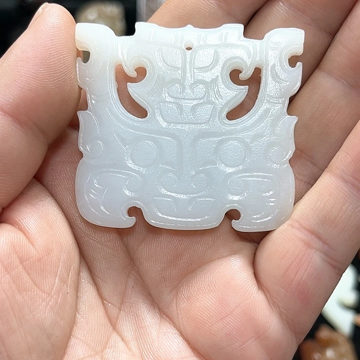 和田玉挂件未镶嵌新****器