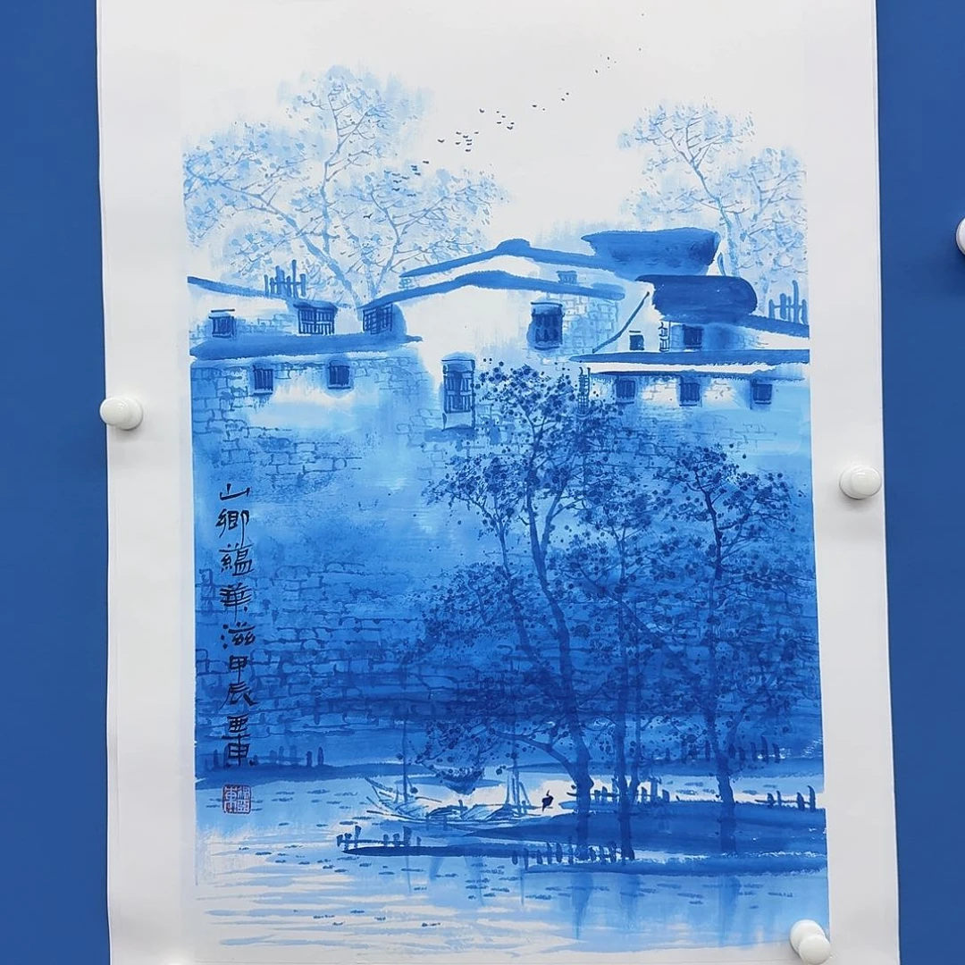 国画多次参加国内外大型会议