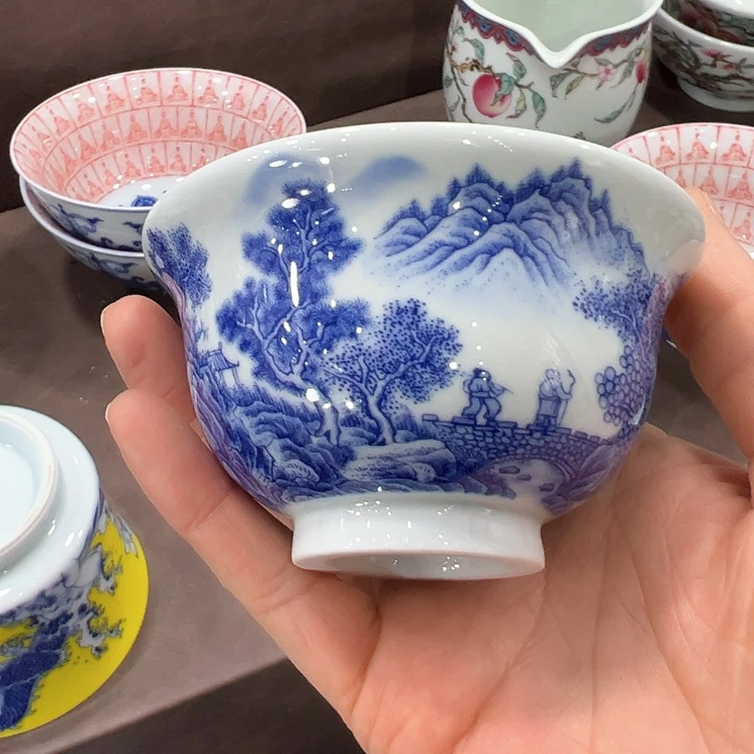 盖碗七七景德镇景德镇的早景德镇