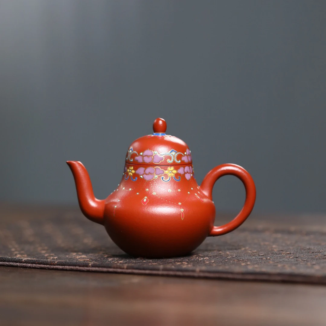 品名：思亭紫砂壶 100cc 稀有大红袍