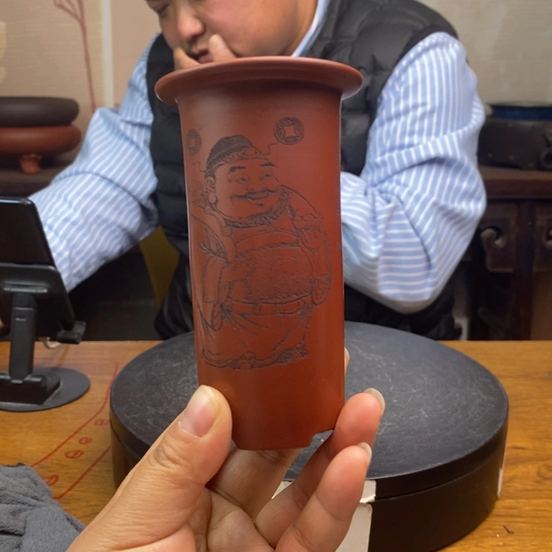 红陶货号一只财运亨通