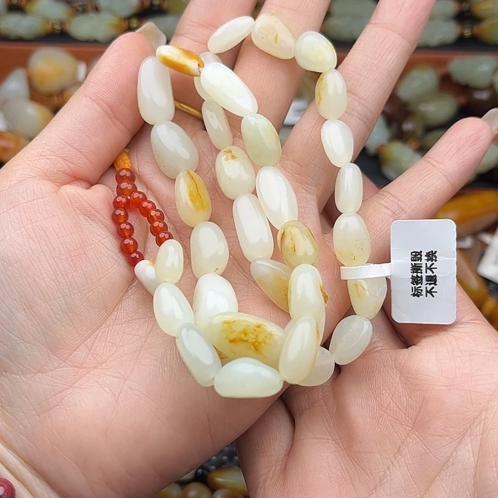 和田玉手链未镶嵌李*方