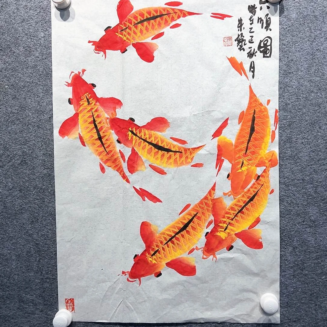 国画纯手绘系列画心