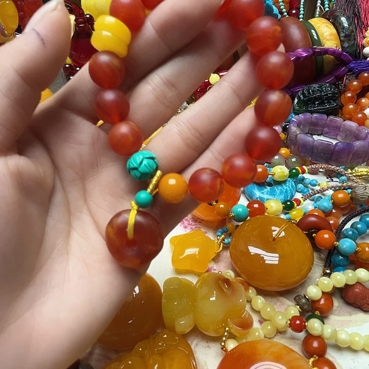 树脂制品1031红皮手链