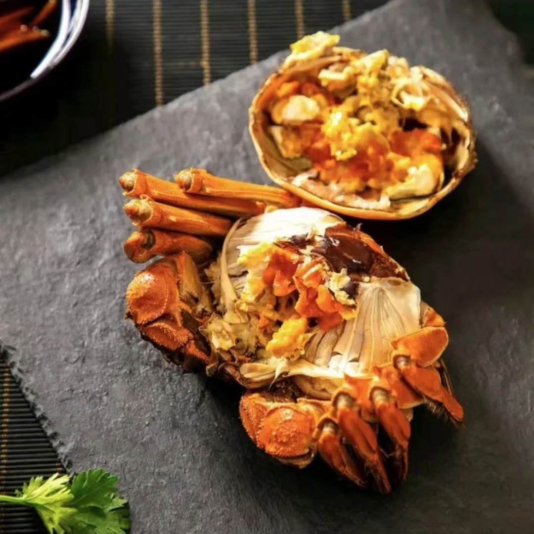 盘锦河蟹母蟹1.4-1.6两6只+公蟹1.8两-2.1两6只