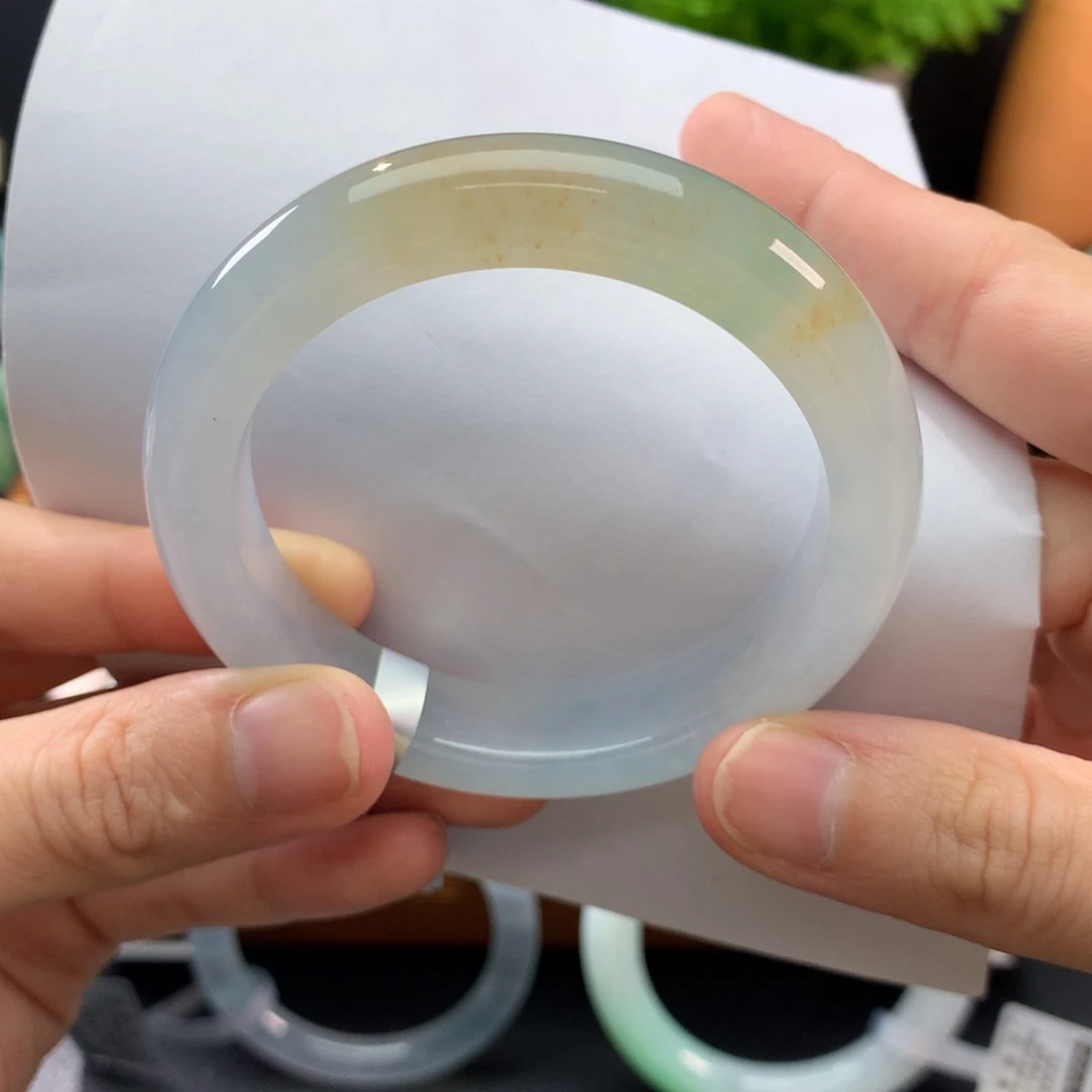 未镶嵌手镯翡翠冰黄