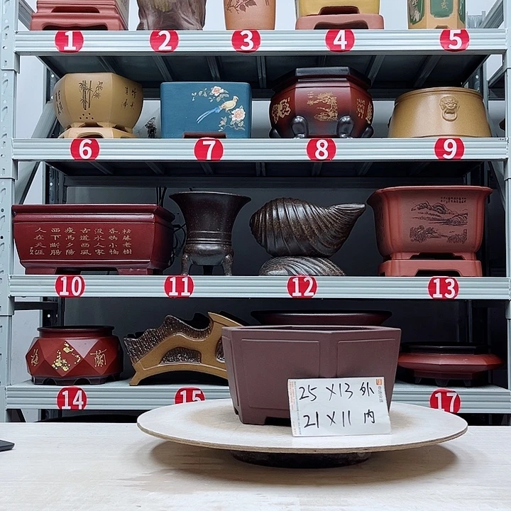 紫砂花盆紫砂花盆