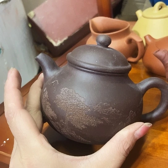 茶壶绿泥宜兴紫砂全手工制作工艺