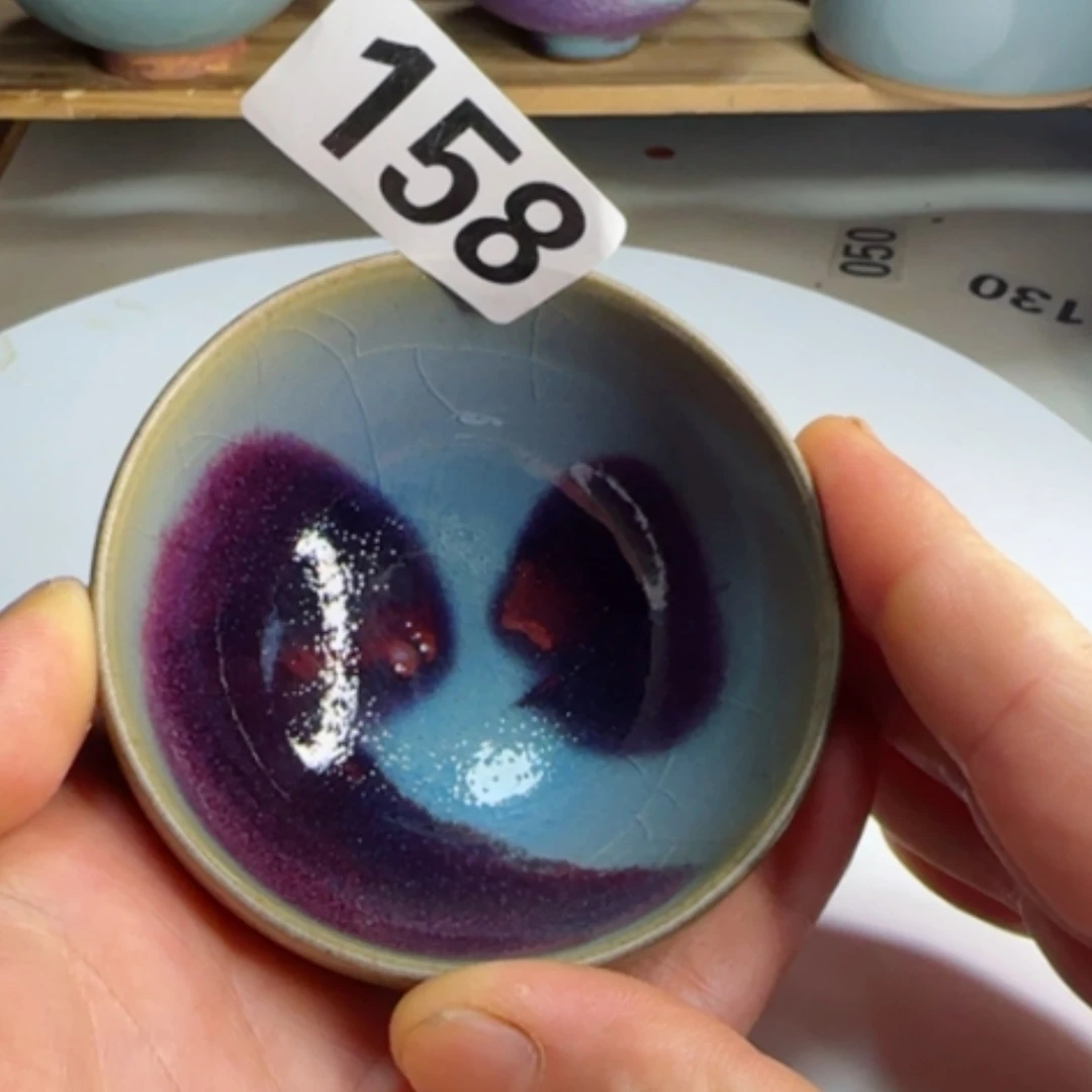 【闪购商品】摆件宋钧仿古鸡心碗