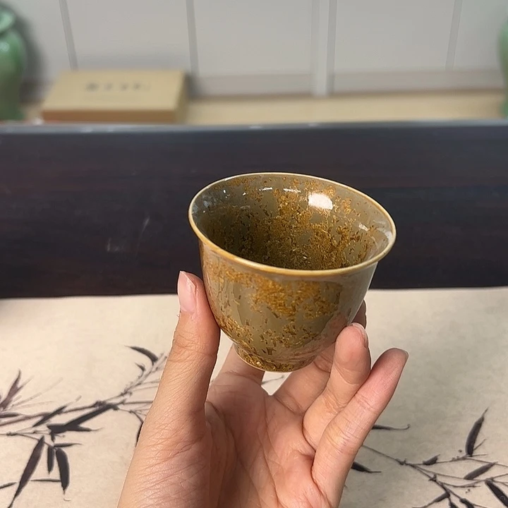 龙泉云间青瓷小米茶器
