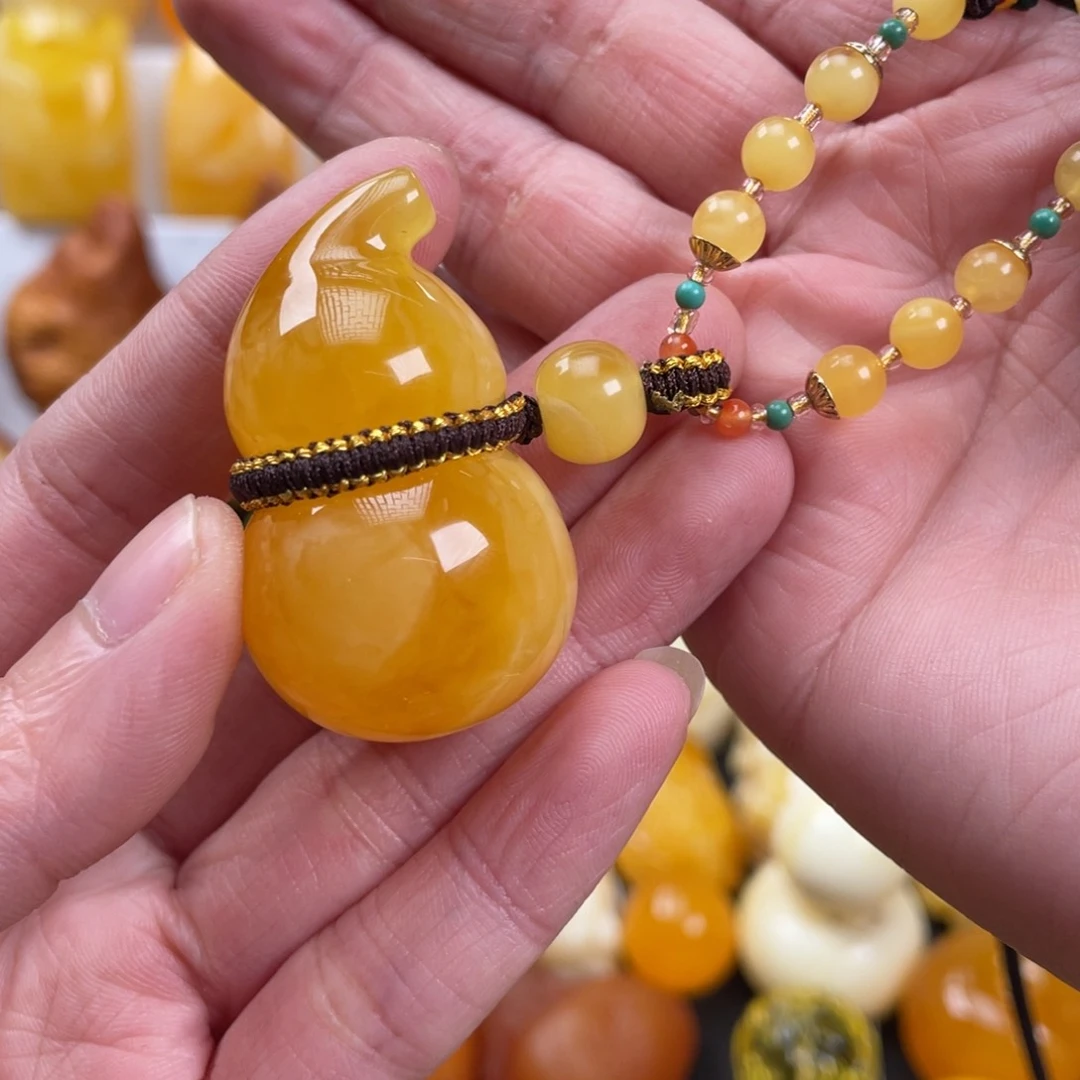 蜜蜡项链未镶嵌15克