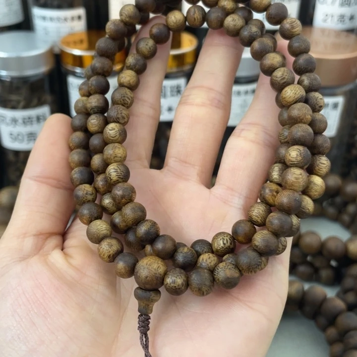 沉香沉香碎屑0.7圆珠多圈16g