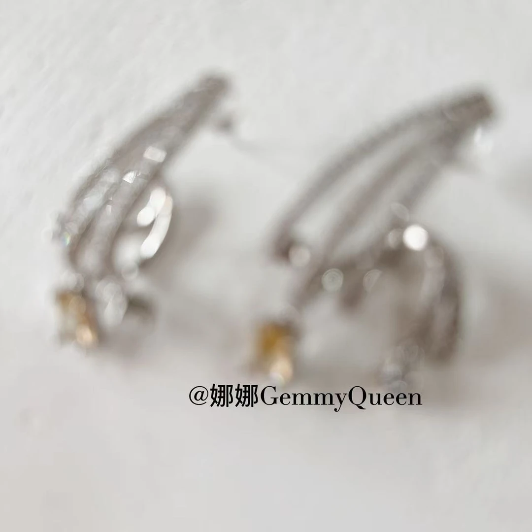 铜合金合成锆石耳饰 娜娜GemmyQueen耳环GQ07933