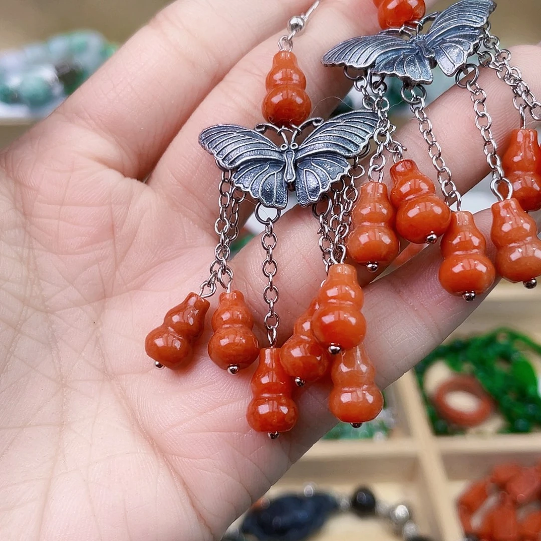 翡翠未镶嵌手链耳坠