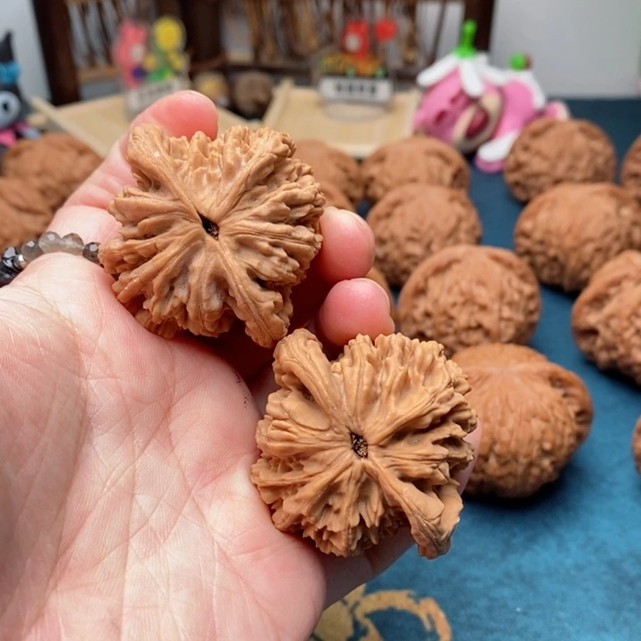 文玩核桃把件弓*张麦虎43