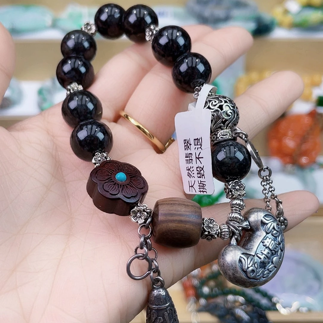 翡翠未镶嵌手链手链