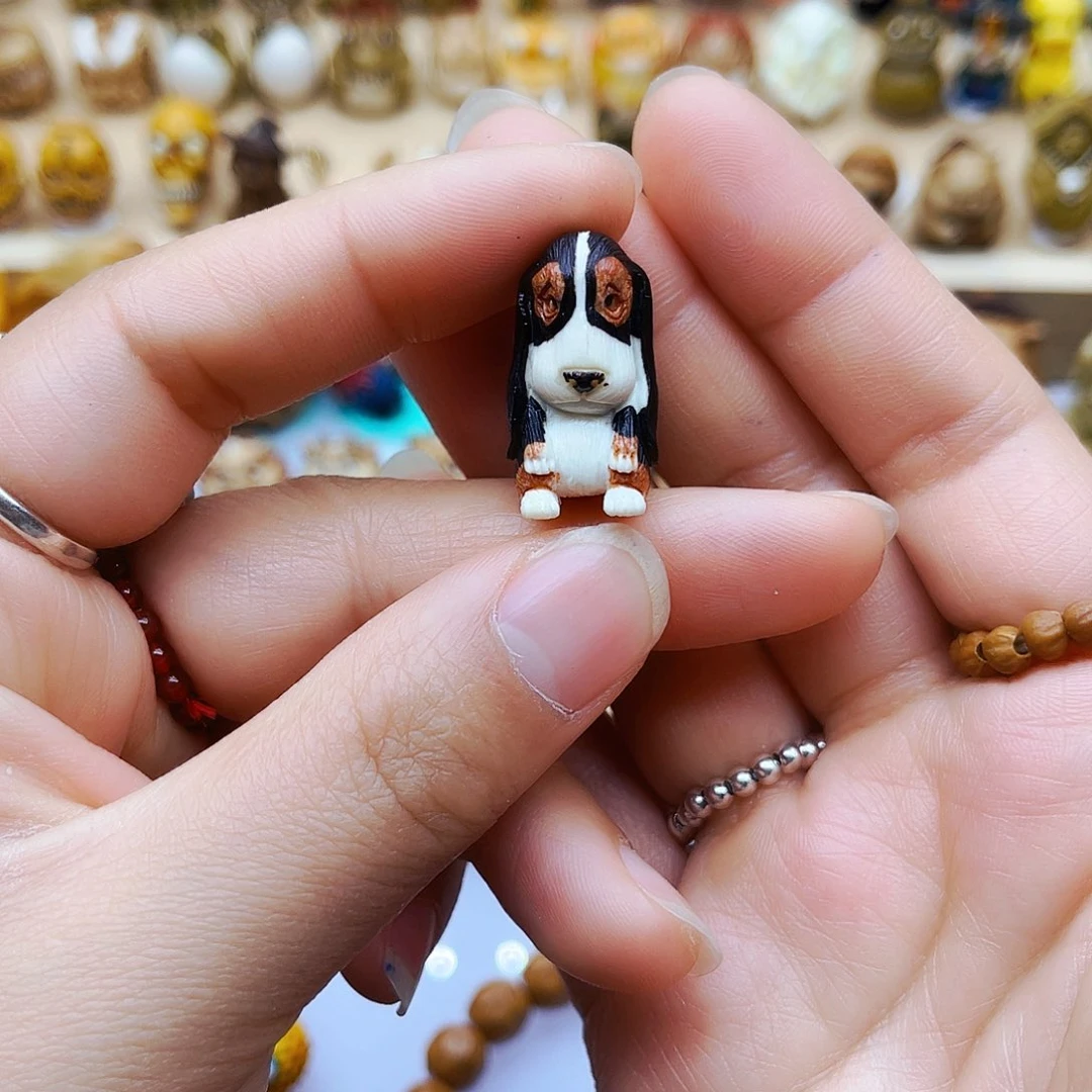 鹿骨摆件手工雕刻配饰