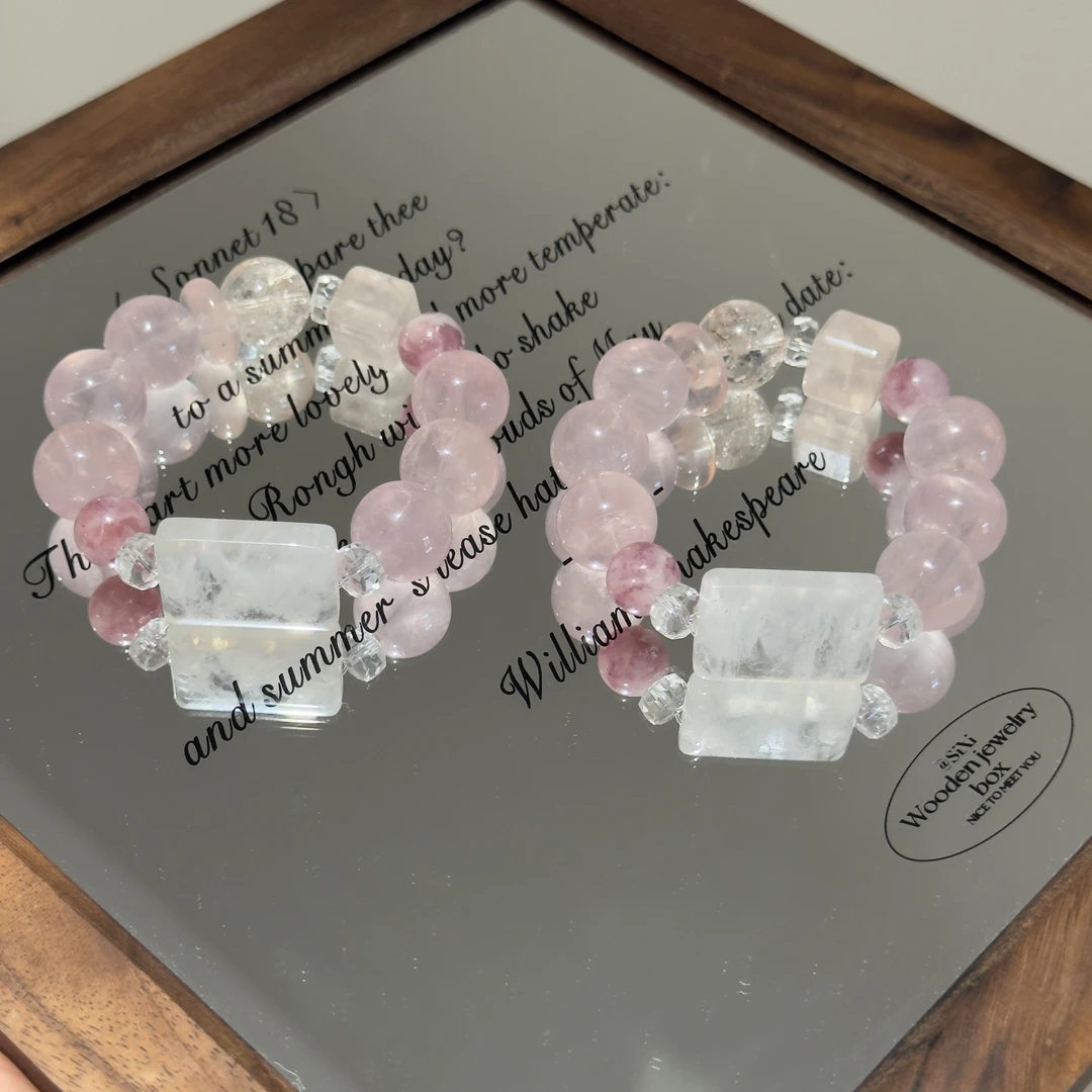 【白雪无事牌】天然水晶 默认微瑕 多样性发其一SC111