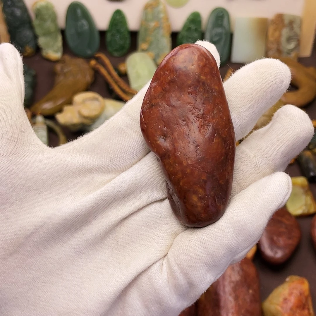 岫岩河磨玉（透闪石质玉）未镶嵌颈饰