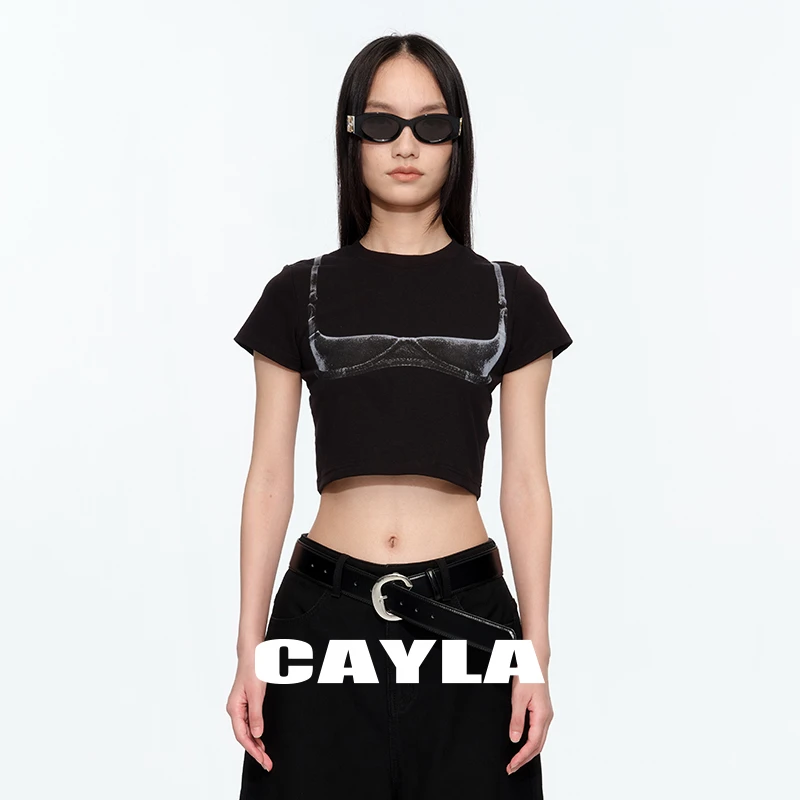 CAYLA24SS内衣印花T恤081