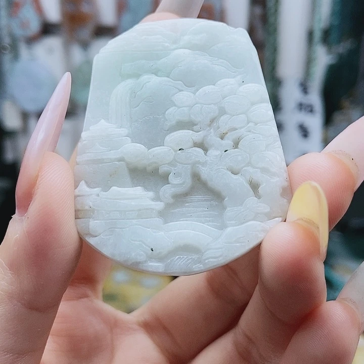 翡翠未镶嵌颈饰翡翠