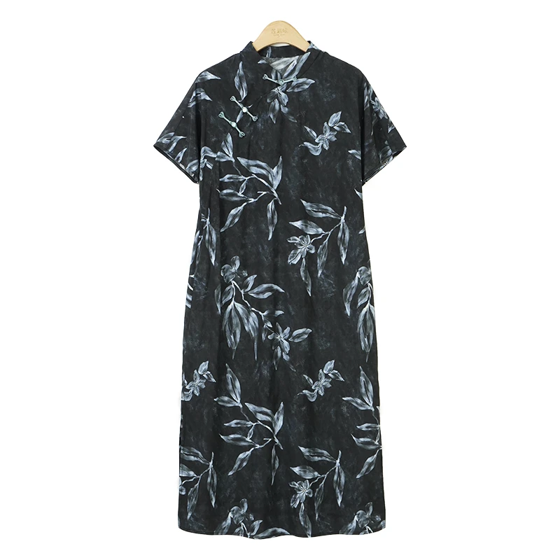 暮色·雾里寻春旗袍裙 新中式国风女装3d996889