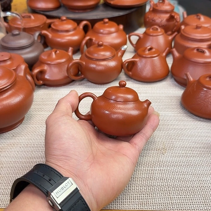 紫砂壶全手工制作文蛋