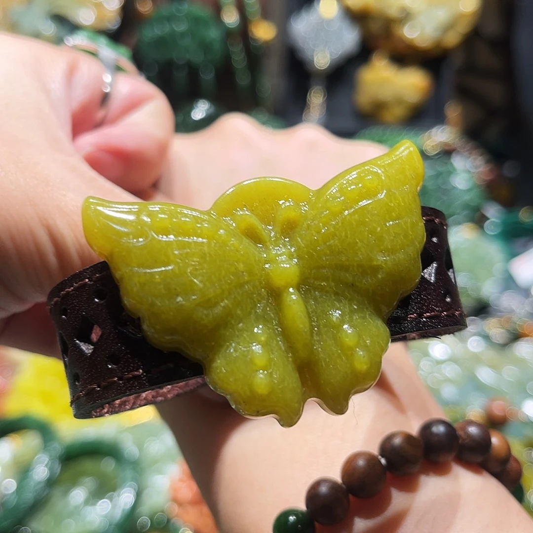 未镶嵌岫玉毛衣链