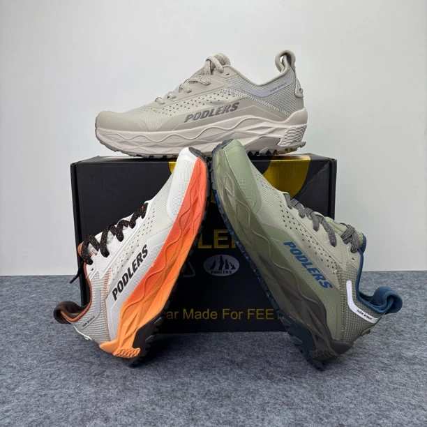 高端宽楦全地形男女户外越野跑鞋透气缓震防滑耐磨徒步运动鞋