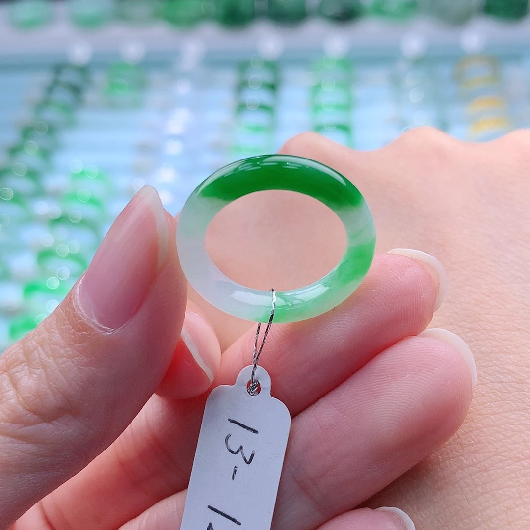 未镶嵌戒指翡翠A货缅甸翡翠