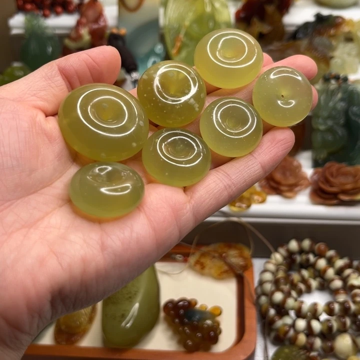 蛇纹石玉未镶嵌平安扣任选一个