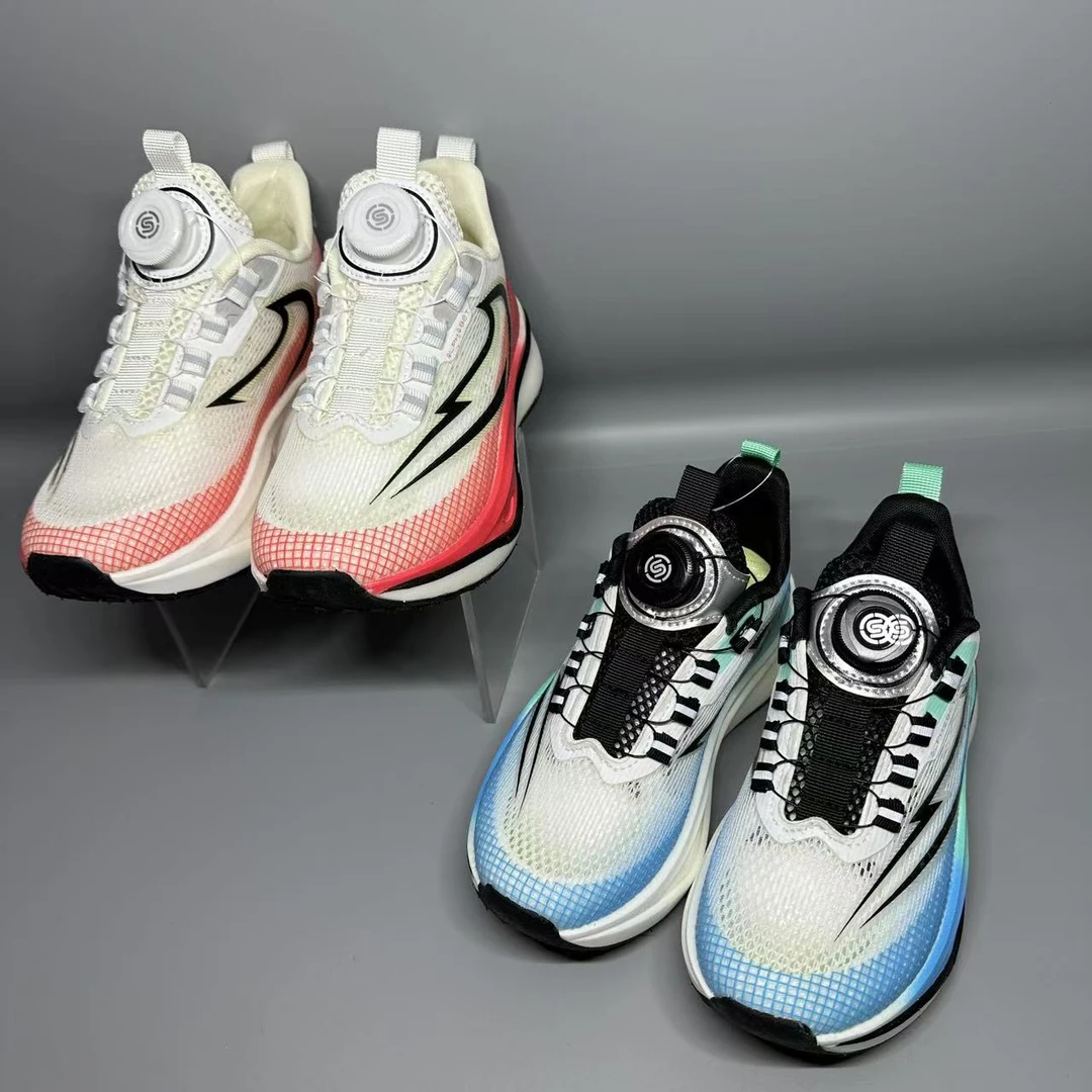 8136儿童单透网旋转扣童鞋休闲鞋百搭时尚男童女童运动鞋32-41