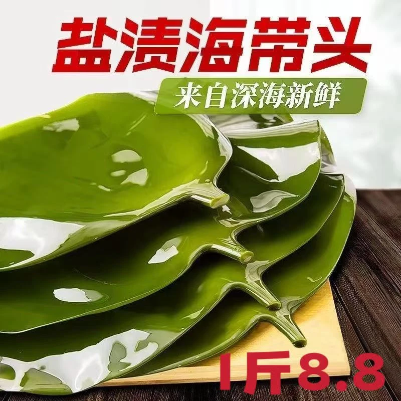 福建霞浦厚实软糯盐渍海带头海带根炖汤火锅鲜美搭档500/包