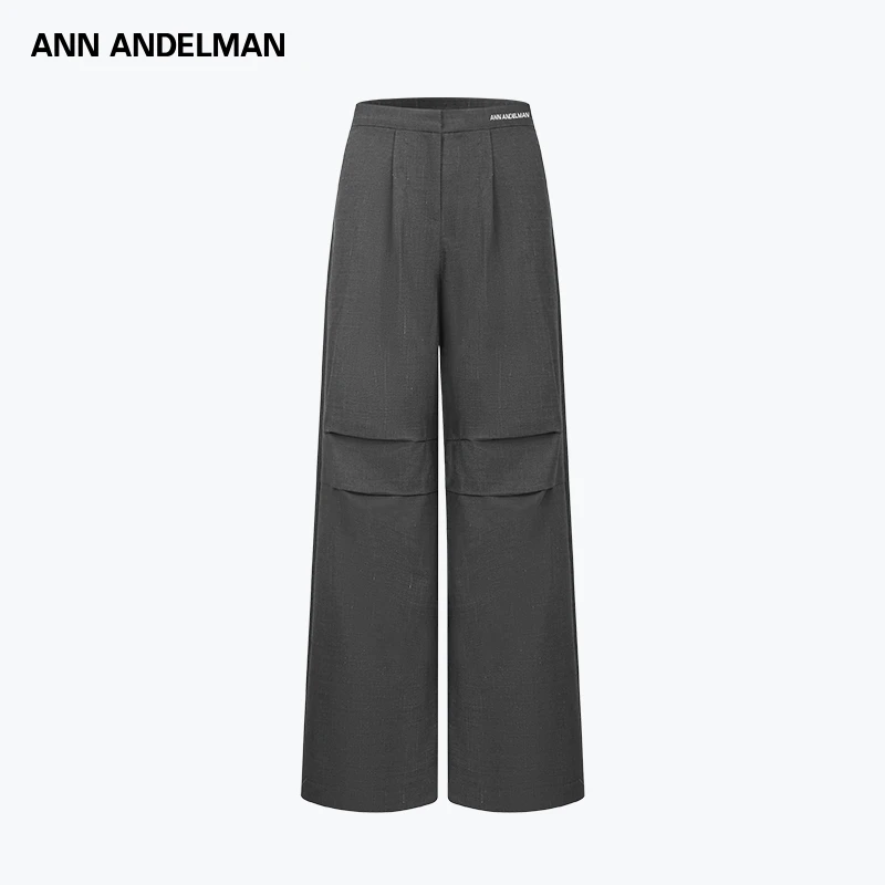 ANN ANDELMAN【商场同款新品】25秋冬运动高腰休闲西裤版降落伞裤