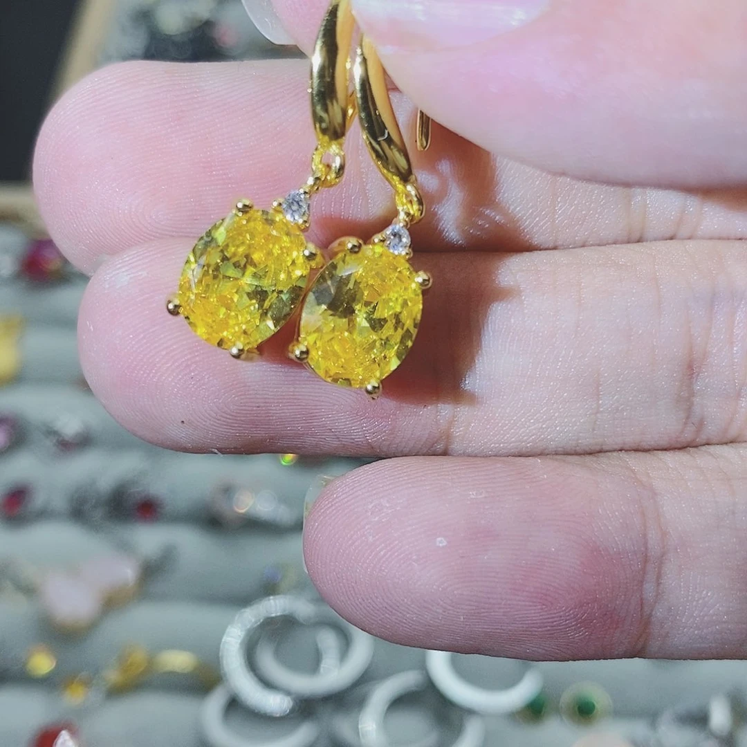 【闪购商品】水晶戒指银S925镶嵌