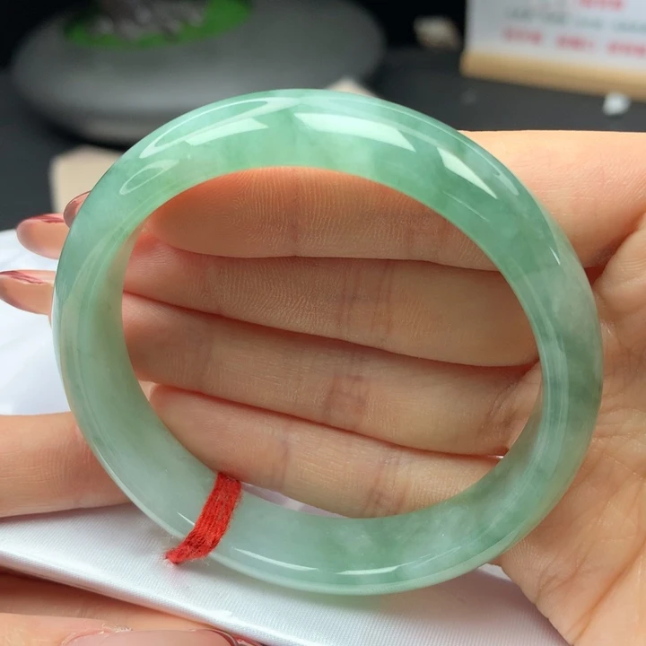 翡翠手镯未镶嵌58正圈