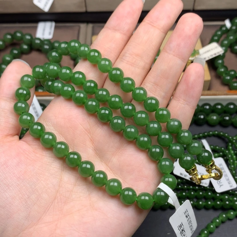 【闪购商品】颈饰未镶嵌和田玉（碧玉）S****y8m