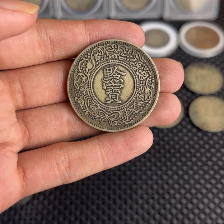 金属大头龙洋船洋工艺品