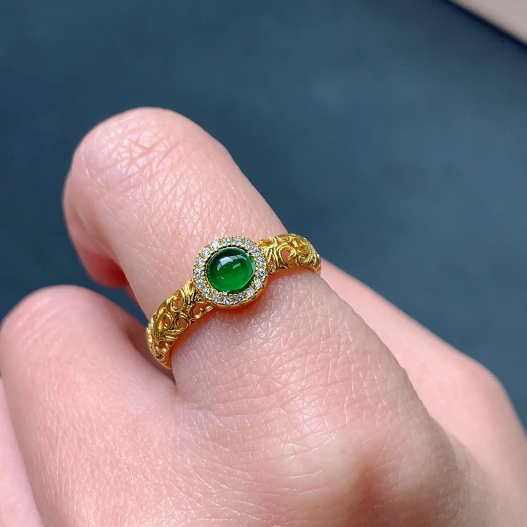 未镶嵌戒指翡翠翡翠