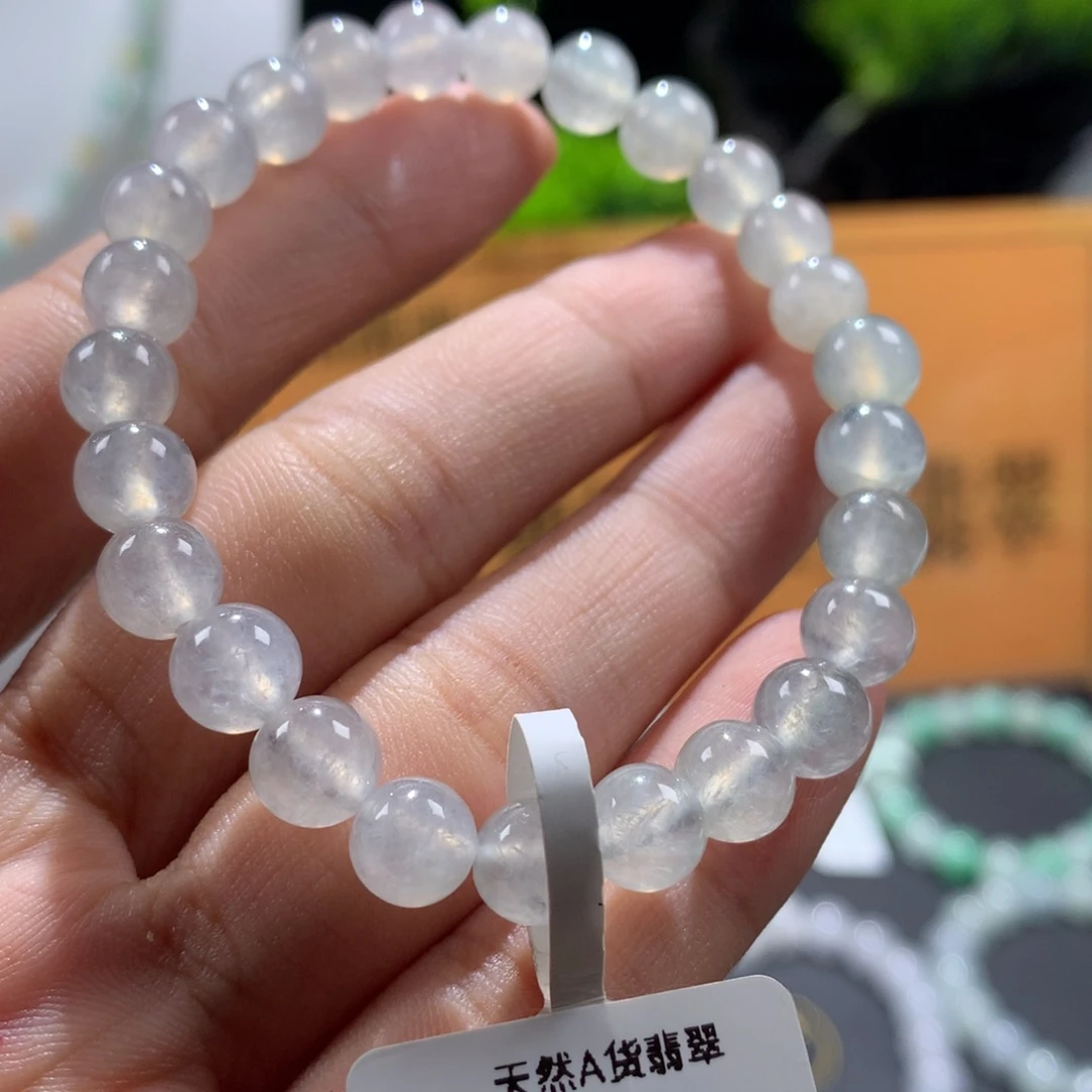 翡翠未镶嵌手链卡7