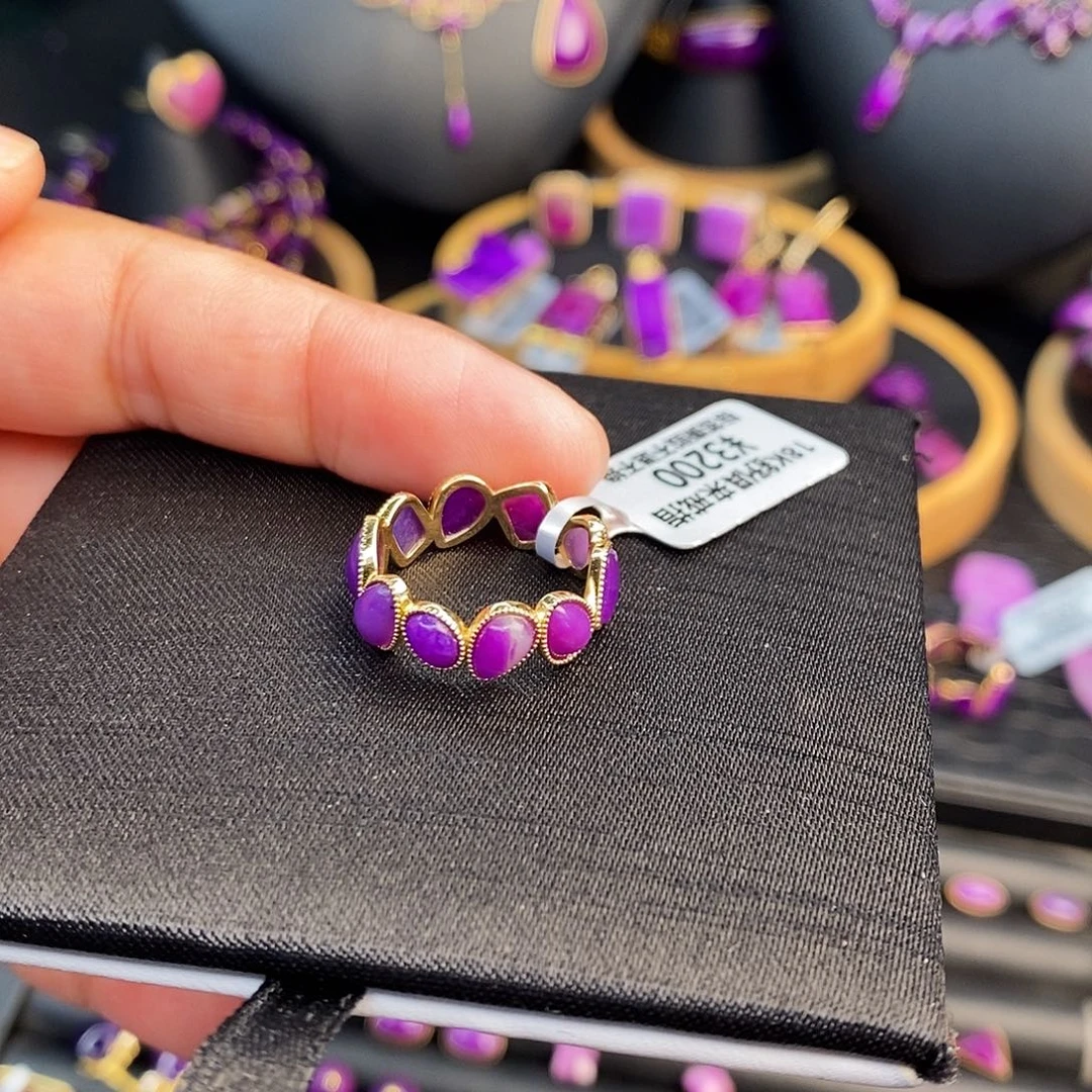 苏纪石（舒俱来）18K金镶嵌指环